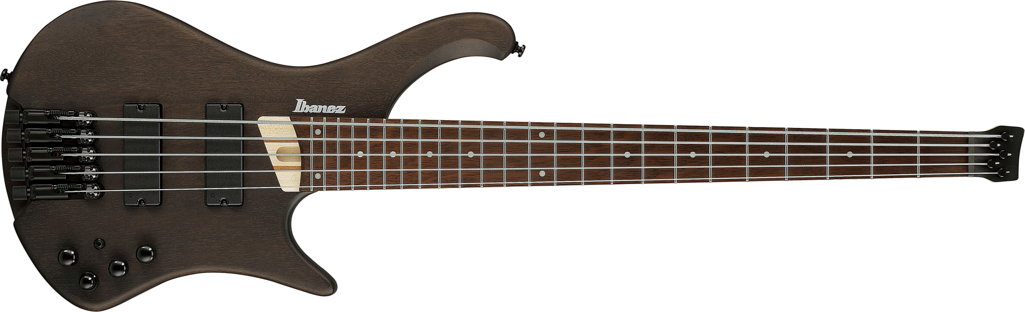 Ibanez Ehb605 Wnf Standard 5c Active Jat - Walnut Flat - Solid body electric bass - Main picture