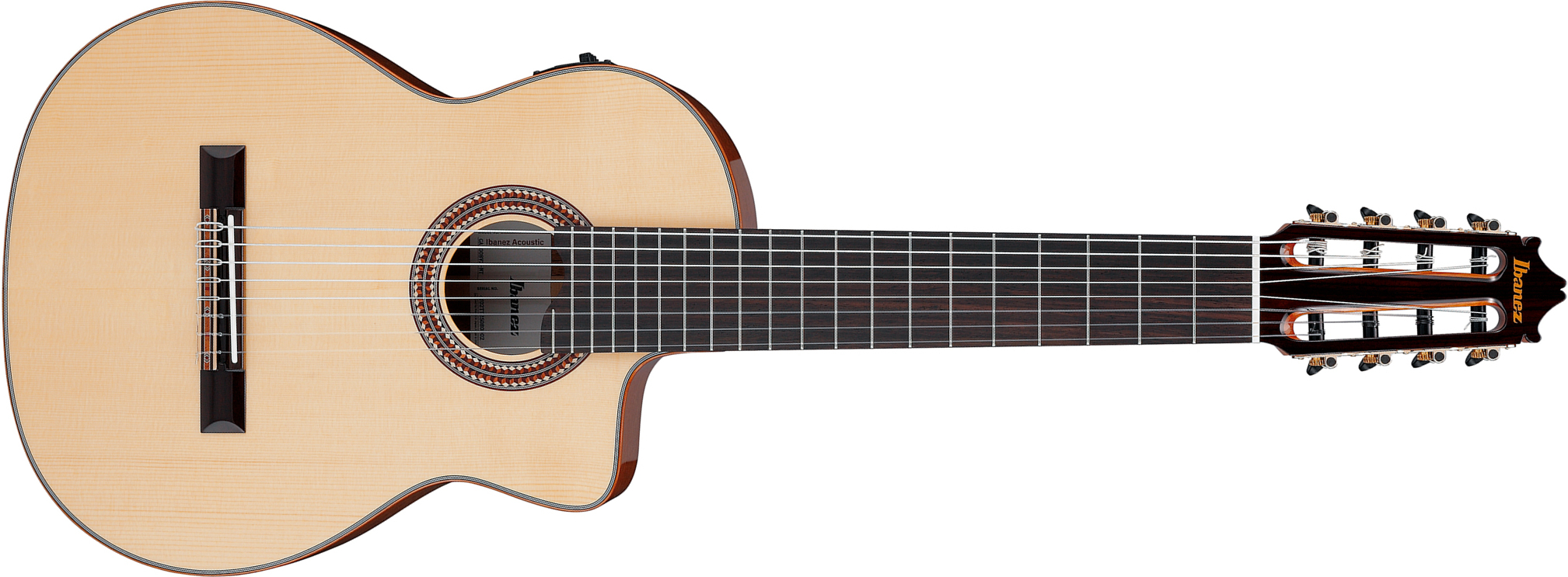 Ibanez Ga3008ce Nt Classical 4/4 8c Epicea Acajou Rw - Natural High Gloss - Classical guitar 4/4 size - Main picture