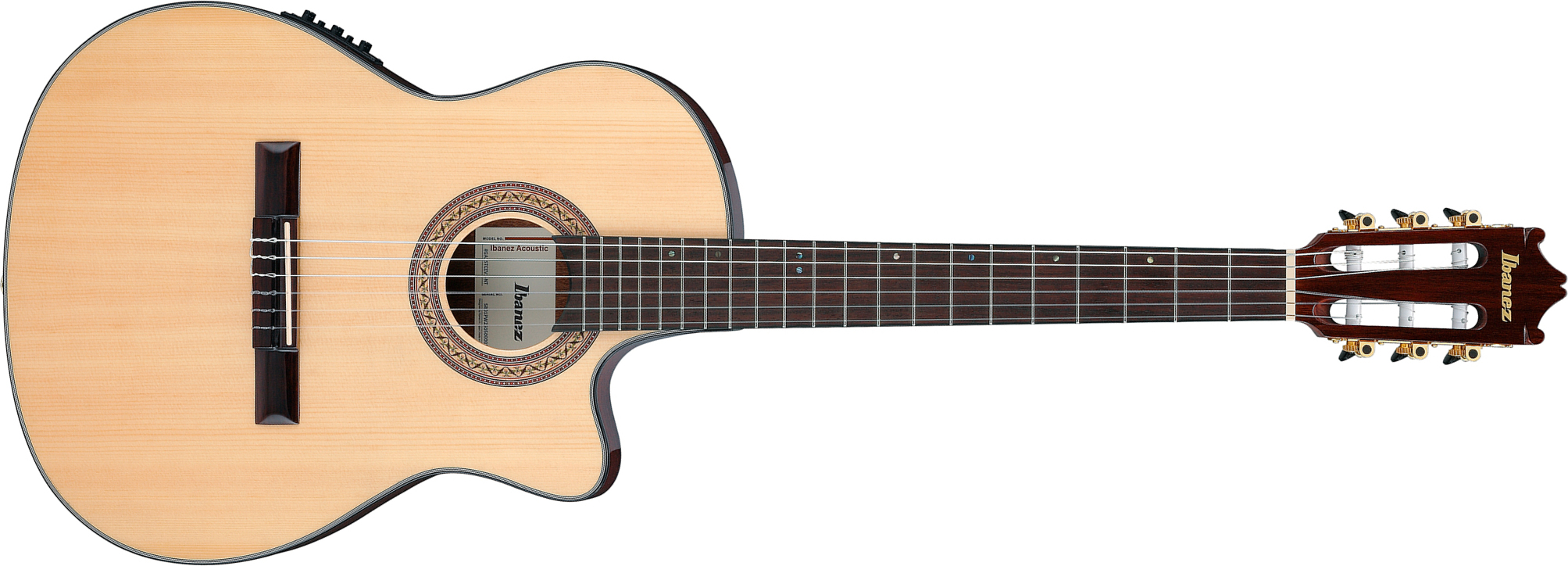 Ibanez Ga35tce Nt 4/4 Epicea Sapele Rw - Natural - Classical guitar 4/4 size - Main picture