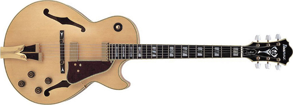 Ibanez George Benson Gb10 Nt Prestige Japon Hh Ht Eb - Natural - Hollow-body electric guitar - Main picture