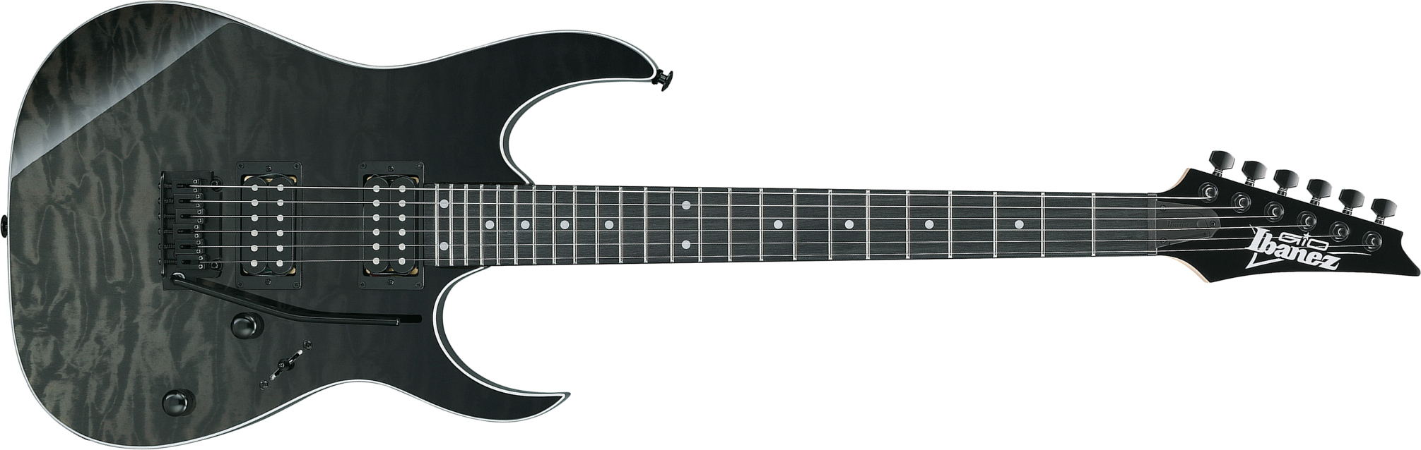 Ibanez Grg120qasp Bkg Gio 2h Trem Pur - Black Gradation - Str shape electric guitar - Main picture
