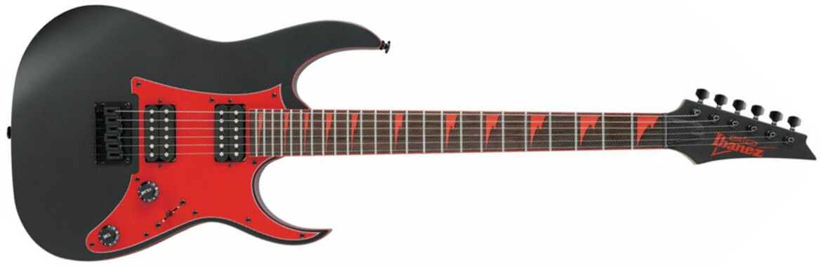 Ibanez Grg131dx Bkf Gio Hh Ht Nzp - Black Flat - Str shape electric guitar - Main picture