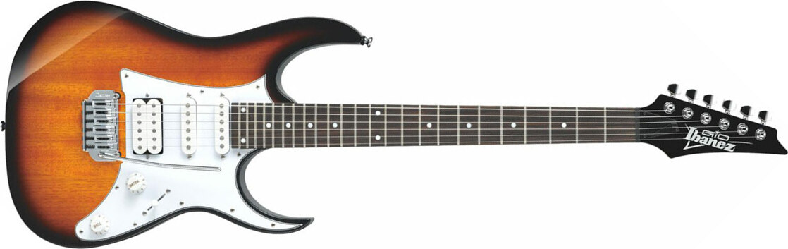 Ibanez Grg140 Sb Gio Hss Trem Nzp - Sunburst - Str shape electric guitar - Main picture