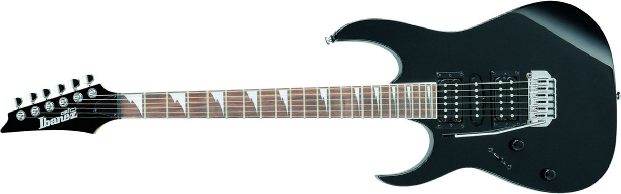 Ibanez Grg170dxl Bkn Lh Gaucher Gio Hsh Trem Nzp - Black Night - Left-handed electric guitar - Main picture