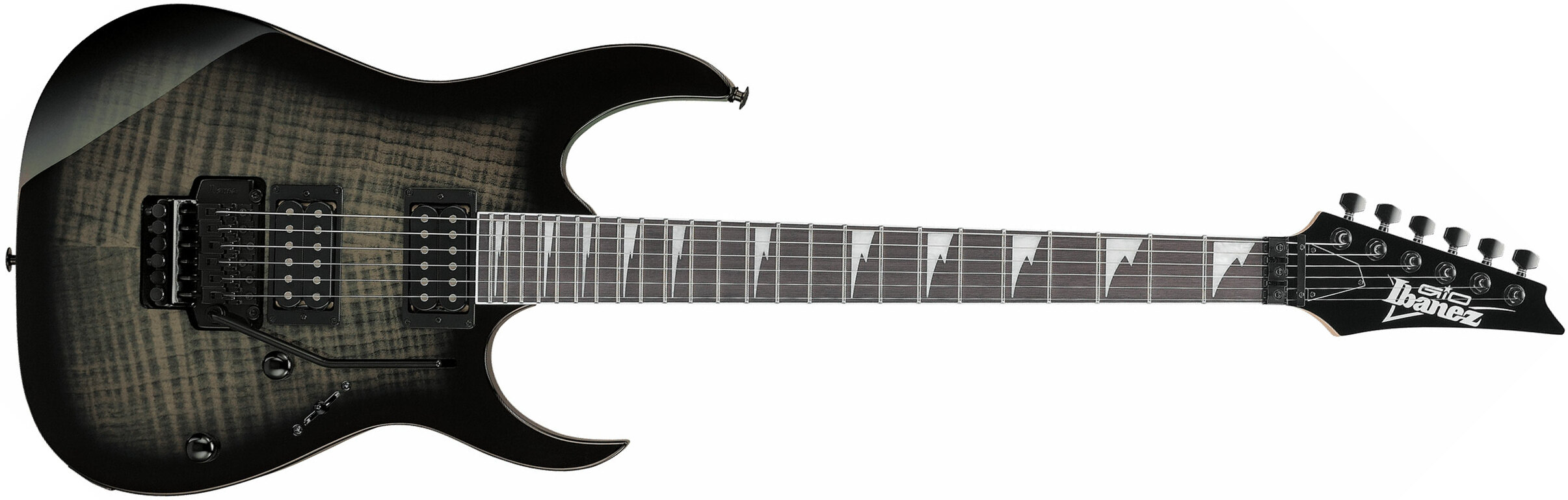 Ibanez Grg320fa Tks Gio 2h Fr Pur - Transparent Black Sunburst - Str shape electric guitar - Main picture