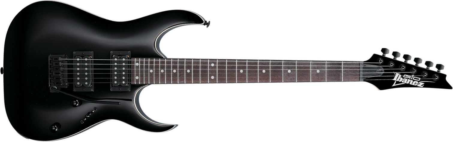 Ibanez Grga120 Bkn Gio 2h Trem Pur - Black Night - Str shape electric guitar - Main picture