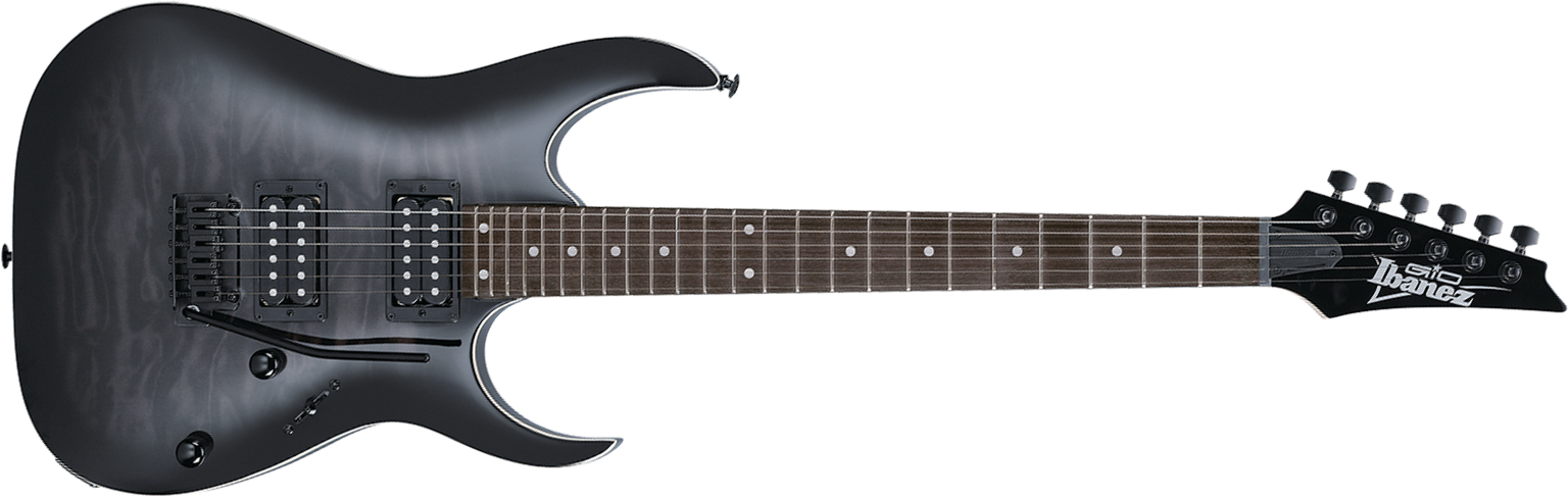 Ibanez Grga120qa Tks Gio 2h Trem Pur - Transparent Black Sunburst - Str shape electric guitar - Main picture
