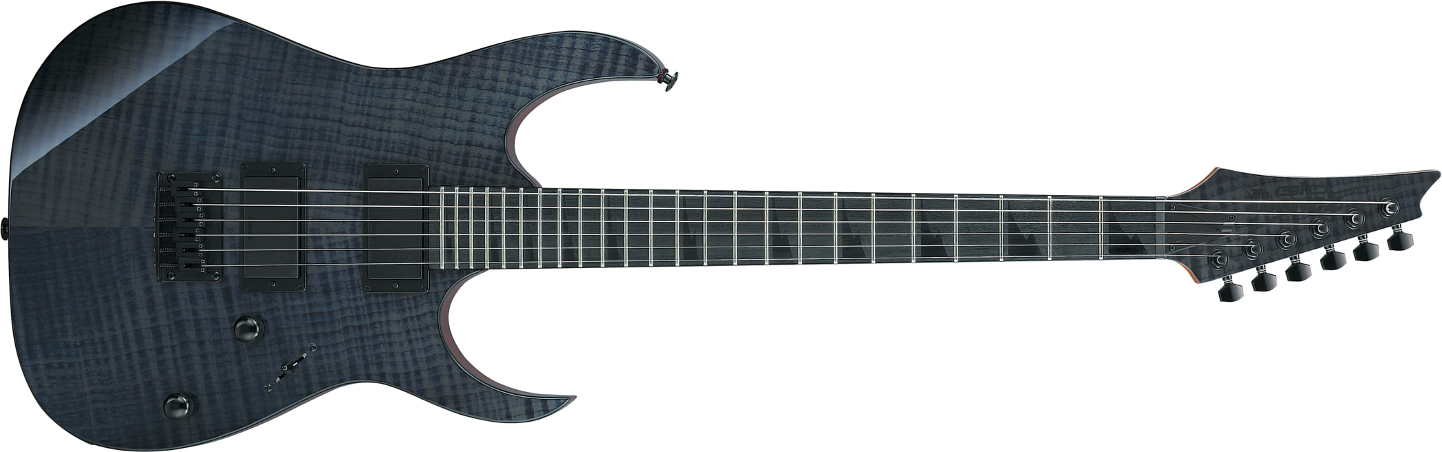 Ibanez Grgr221fa Tdk Gio 2h Ht Pur - Transparent Indigo Black - Str shape electric guitar - Main picture
