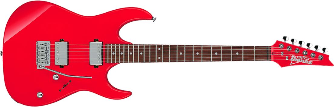 Ibanez Grx120sp Vrd Gio 2h Trem Jat - Vivis Red - Str shape electric guitar - Main picture