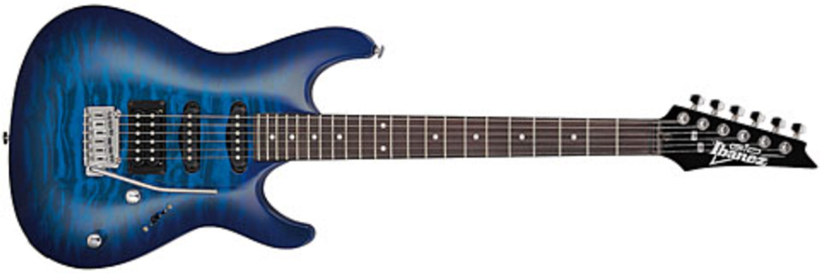 Ibanez Gsa60qa Tbb Gio Hss Trem Pur - Transparent Blue Burst - Str shape electric guitar - Main picture