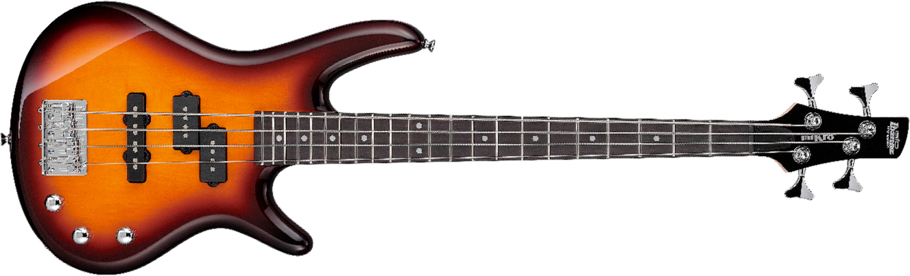 Ibanez Gsrm20 Bs Mikro Gio Shsc Pur - Brown Sunburst - Electric bass for kids - Main picture