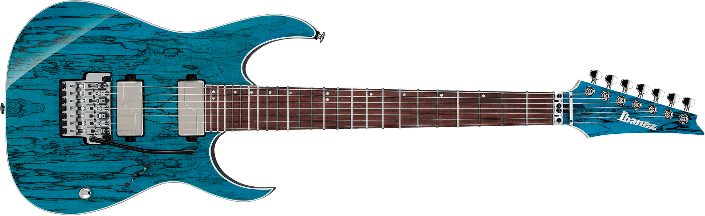 Ibanez Hazuki Hzk1 Jap Signature 2h Fishman Fluence Fr Rw - Blue - Str shape electric guitar - Main picture