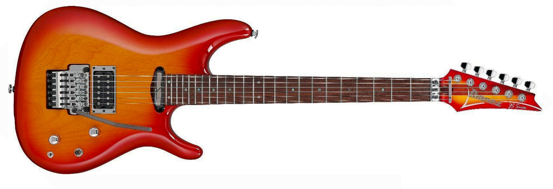 Ibanez Joe Satriani J2470 Cs Prestige Jap Signature 2h Dimarzio / Sustainiac Fr Rw - Cherry Sunburst - Signature electric guitar - Main picture