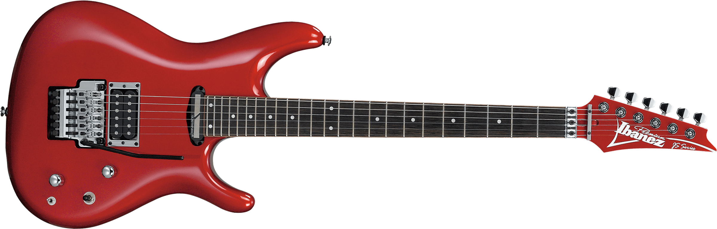Ibanez Joe Satriani Js240ps Ca Signature Hst Dimarzio Sustainiac Fr Pp - Candy Apple - Str shape electric guitar - Main picture