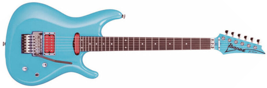 Ibanez Joe Satriani Js2410 Syb Prestige Jap Signature 2h Fr Rw - Sky Blue - Str shape electric guitar - Main picture