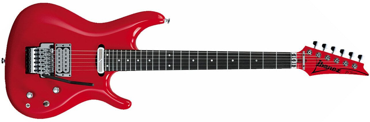 Ibanez Joe Satriani Js2480 Mcr Prestige Japon Signature Hh Sustainiac Fr Rw - Muscle Car Red - Str shape electric guitar - Main picture
