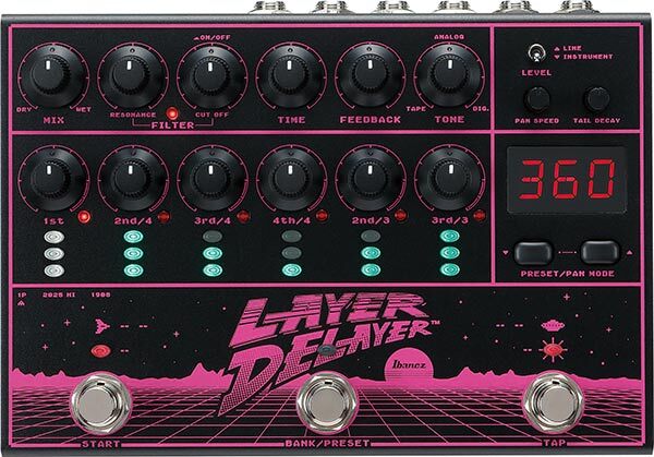 Ibanez Layer Delayer - Reverb, delay & echo effect pedal - Main picture
