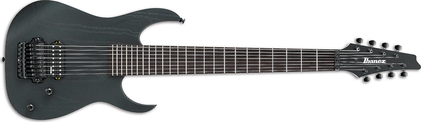 Ibanez Marten Hagstrom Meshuggah M80m Wk Signature H Ht Jat - Weathered Black - Str shape electric guitar - Main picture