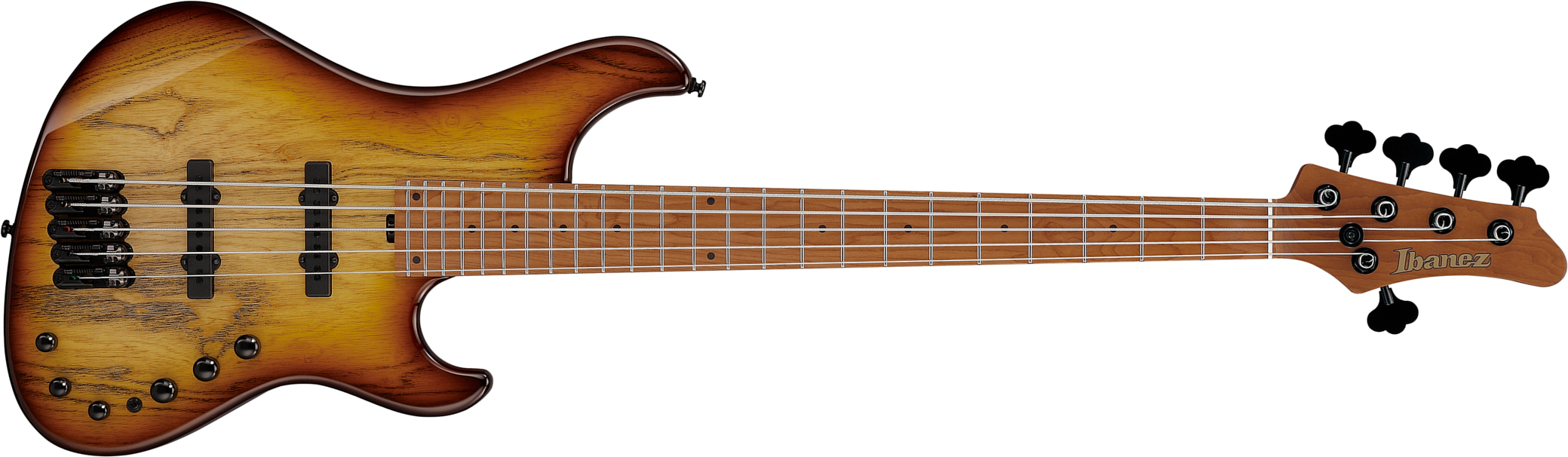 Ibanez Mdm1305 Nab Mode 5c Active Mn - Natural Stained Amber Burst - Solid body electric bass - Main picture