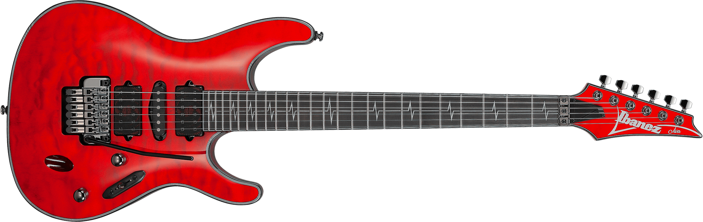 Ibanez Nita Strauss Jiva10r Trc Signature Hsh Dimarzio Fr Eb - Torch Red - Str shape electric guitar - Main picture