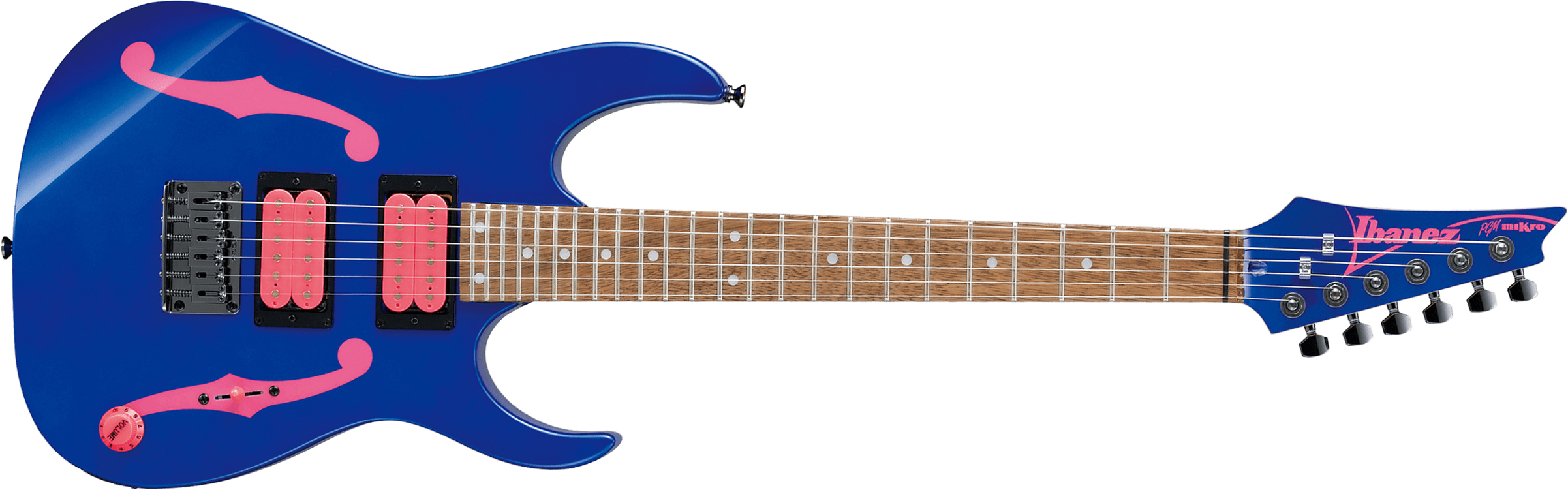Ibanez Paul Gilbert Pgmm11 Jb Signature 3/4 Hh Ht Jat - Jewel Blue - Electric guitar for kids - Main picture
