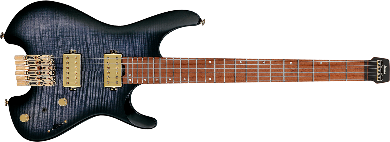 Ibanez Q52fmg Drl Quest Standard 2h Ht Mn - Deep Twilight Burst Low Gloss - Travel & mini electric guitar - Main picture
