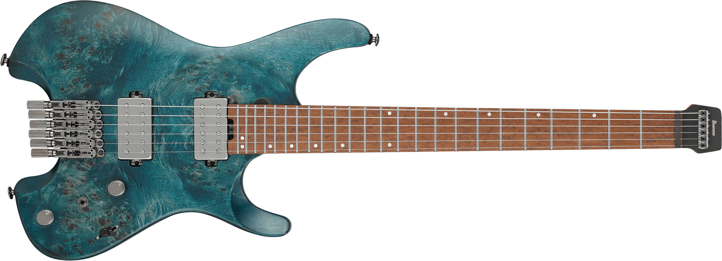 Ibanez Q52pb Col Quest Standard 2h Ht Mn - Cosmic Blue Low Gloss - Travel & mini electric guitar - Main picture