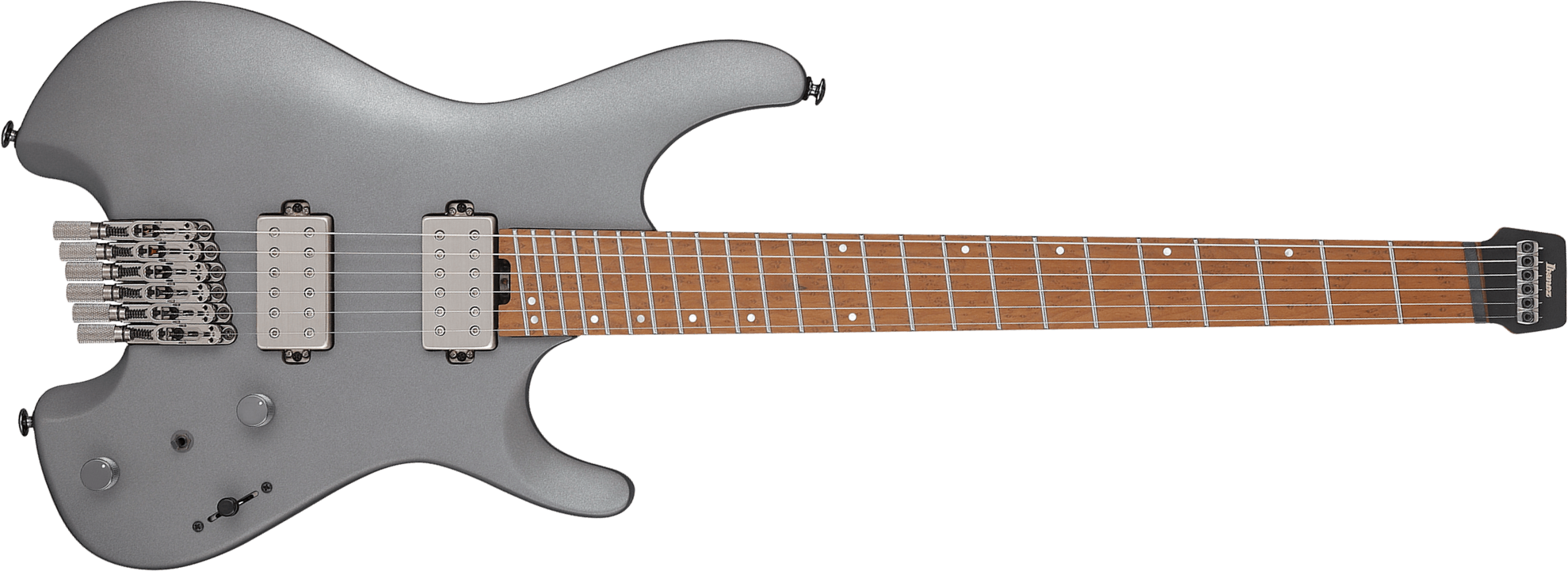Ibanez Qx52 Mgm Quest 2h Ht Mn - Metallic Gray Matte - Multi-Scale Guitar - Main picture