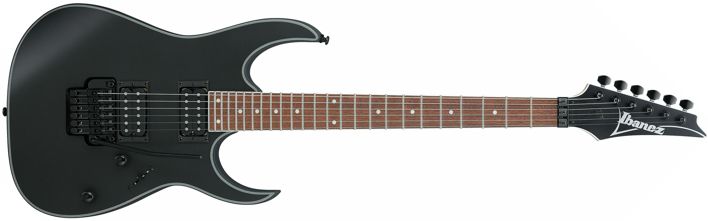 Ibanez Rg320exz Bkf Standard Fr Hh Jat - Black Flat - Str shape electric guitar - Main picture