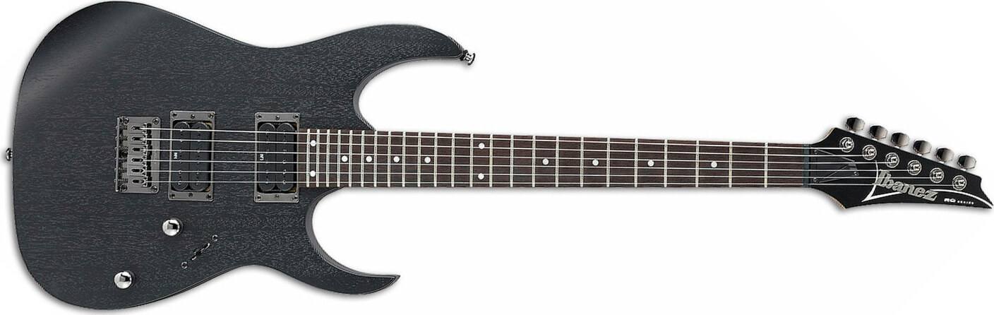Ibanez Rg421 Wk Hh Ht Rw - Weathered Black - Str shape electric guitar - Main picture