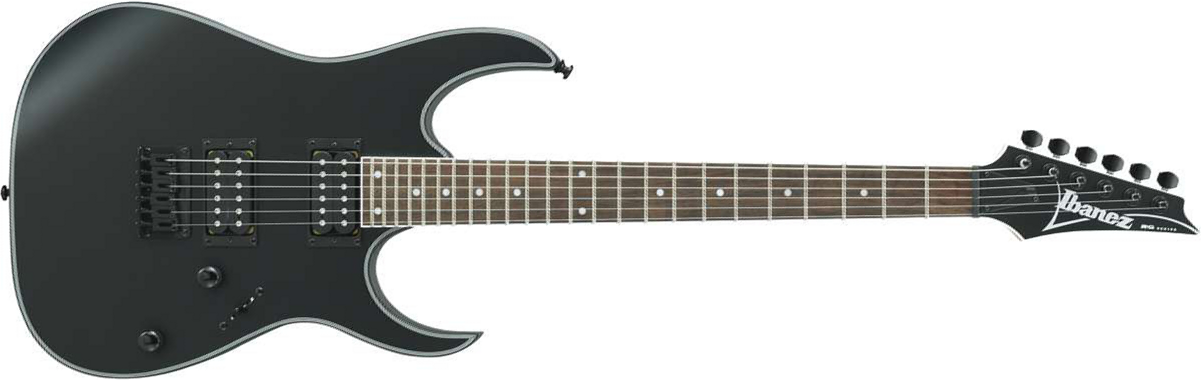Ibanez Rg421ex Bkf Standard Hh Ht Jat - Black Flat - Str shape electric guitar - Main picture