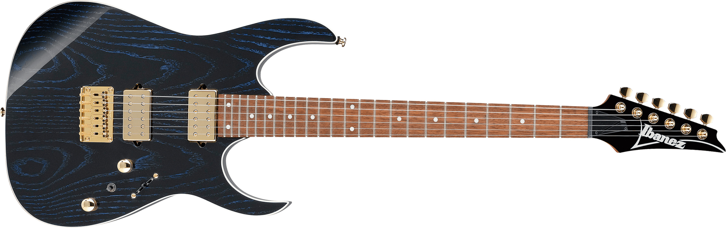 Ibanez Rg421hpah Bwb Standard Hh Dimarzio Ht Ja - Blue Wave Black - Str shape electric guitar - Main picture