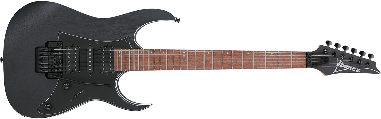 Ibanez Rg450b Wk Standard Hsh Trem Jat - Weathered Black - Str shape electric guitar - Main picture