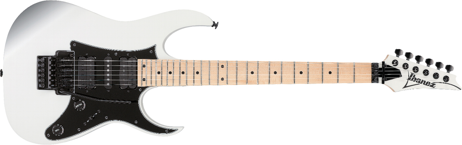 Ibanez Rg550 Whf Genesis Jap Hsh Fr Mn - White Flat - Str shape electric guitar - Main picture