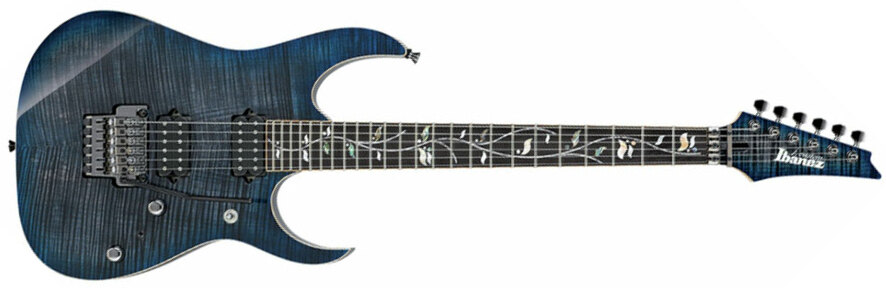 Ibanez Rg8520 Sde Prestige Japon Hh Dimarzio Fr Eb +etui - Sodalite - Str shape electric guitar - Main picture