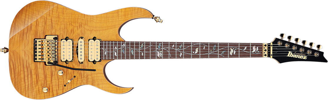 Ibanez Rg8570em Nt J.custom Jap Hsh Dimarzio Fr Rw - Natural - Str shape electric guitar - Main picture