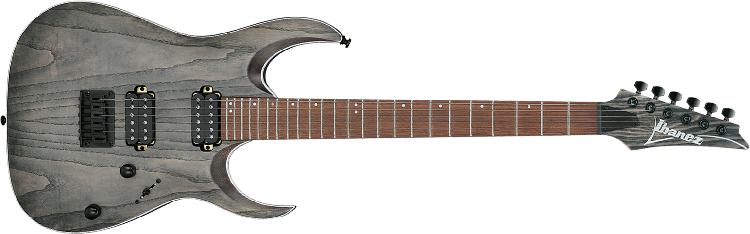 Ibanez Rga42ah Bks Standard 2h Ht Jat - Black Stained - Str shape electric guitar - Main picture