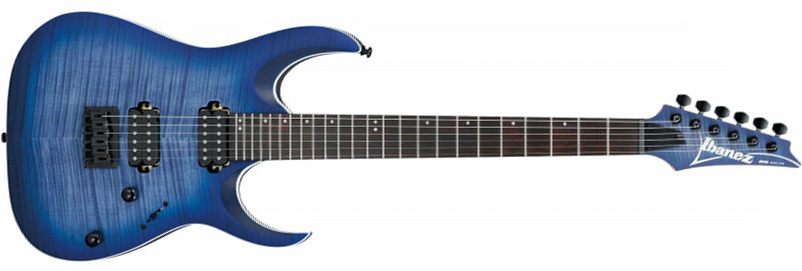 Ibanez Rga42fm Blf Standard Hh Ht Jat - Blue Lagoon Burst Flat - Str shape electric guitar - Main picture