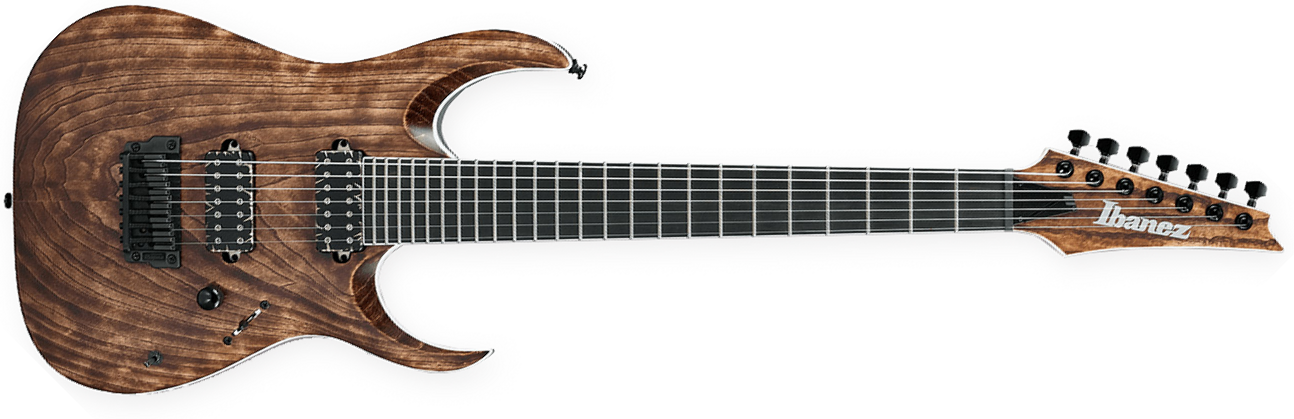 Ibanez Rgaix7u Abs Iron Label 7-cordes Hh Ht - Antique Brown Stained - 7 string electric guitar - Main picture