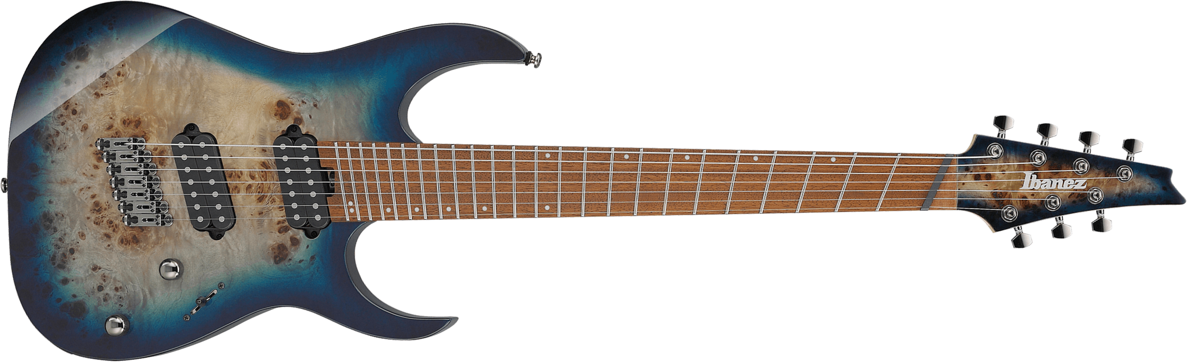 Ibanez Rgms7pb Cbs Standard 7c Multiscale 2h Ht Jat - Cosmic Blue Starburst - Str shape electric guitar - Main picture