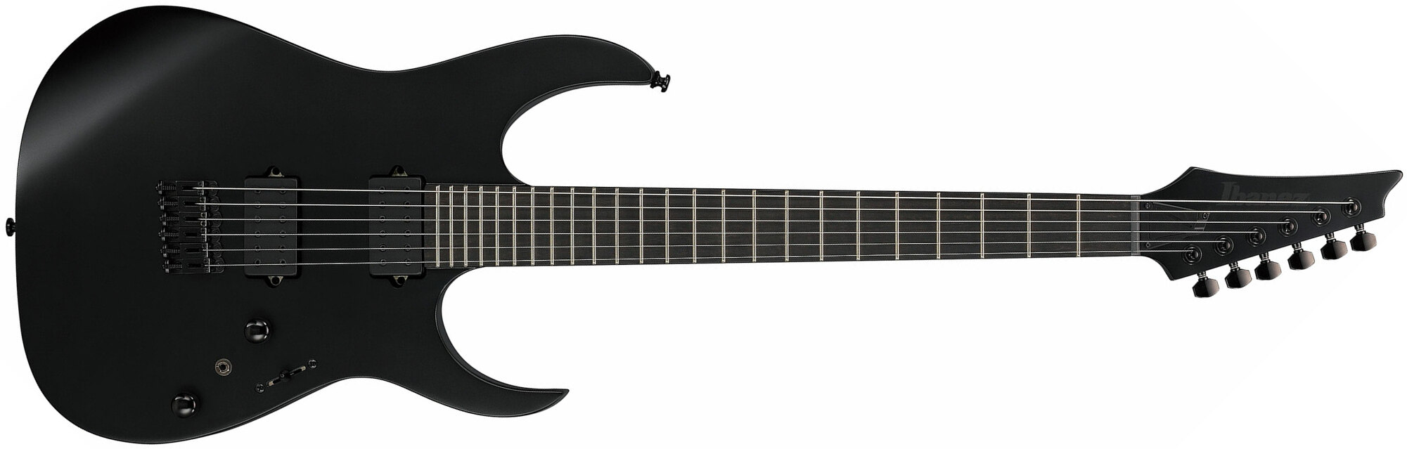 Ibanez Rgrtb621 Bkf Axion Label Hh Dimarzio Ht Eb - Black Flat - Str shape electric guitar - Main picture