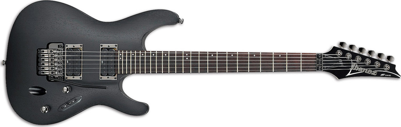 Ibanez S520 Wk Standard Hh Fr Jat - Weathered Black - Str shape electric guitar - Main picture