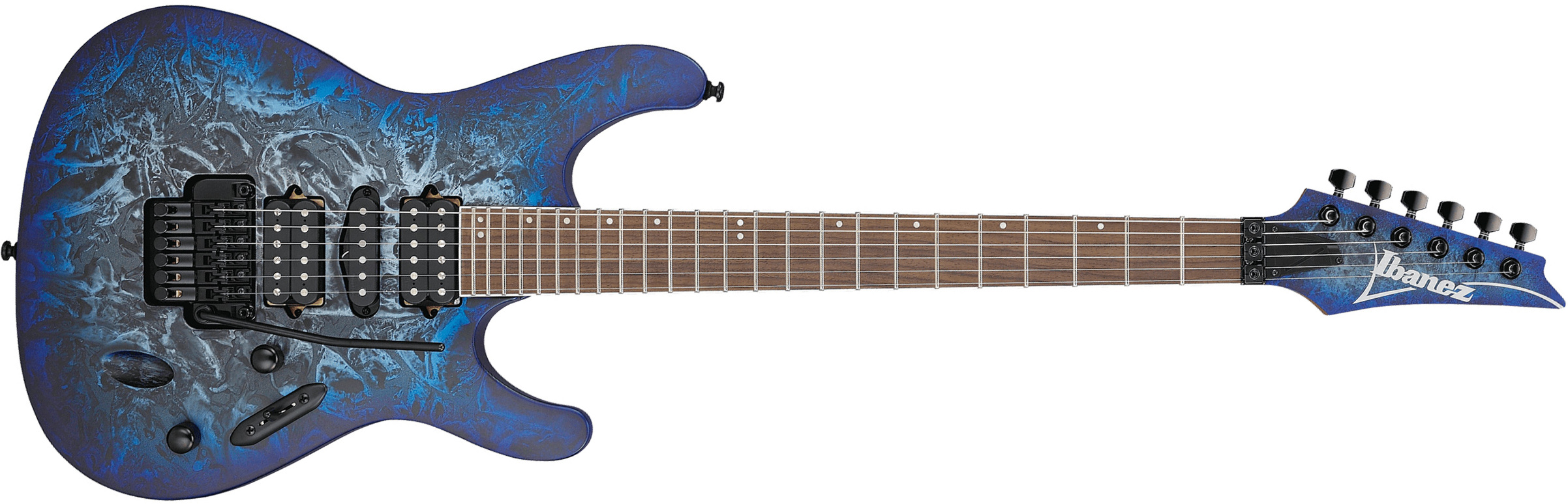 Ibanez S770 Czm Sabre Standard Hsh Dimarzio Fr Rw - Cosmic Blue Frozen Matte - Str shape electric guitar - Main picture
