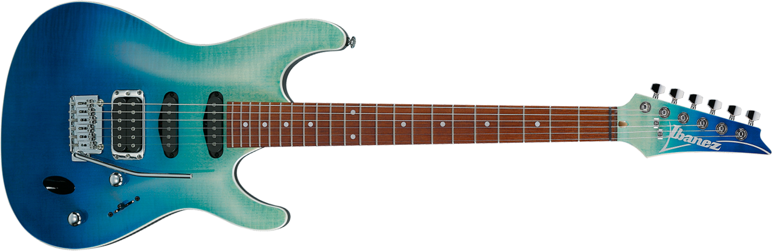 Ibanez Sa260fm Brg Standard Hss Trem Jat - Blue Reef Gradation - Str shape electric guitar - Main picture