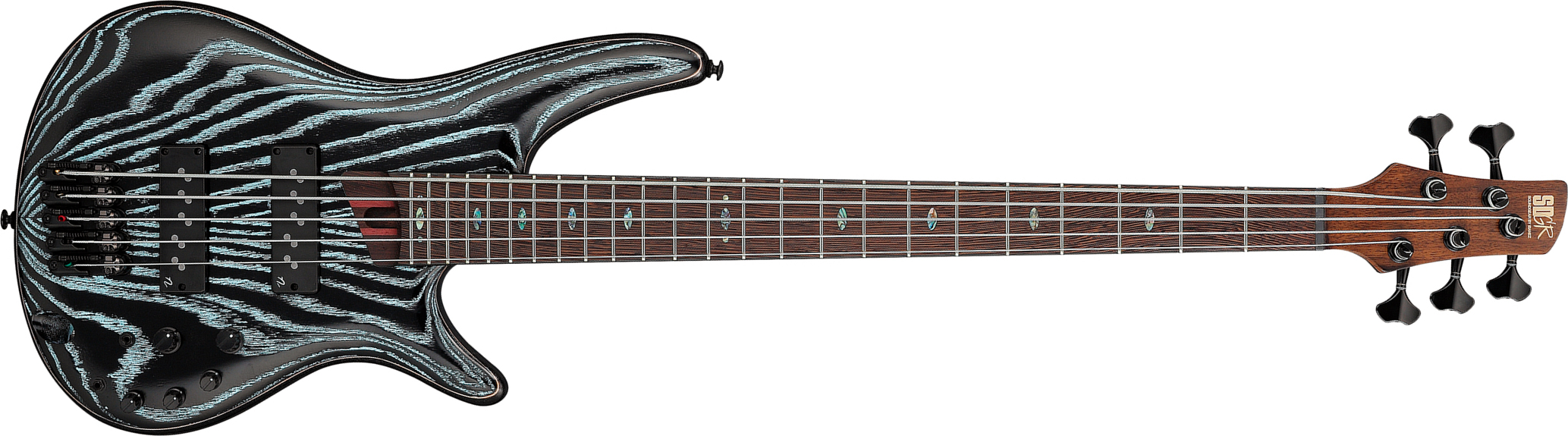 Ibanez Sr1325sb Avl Premium 5c Active Pp - Aqua Wave Low Gloss - Solid body electric bass - Main picture