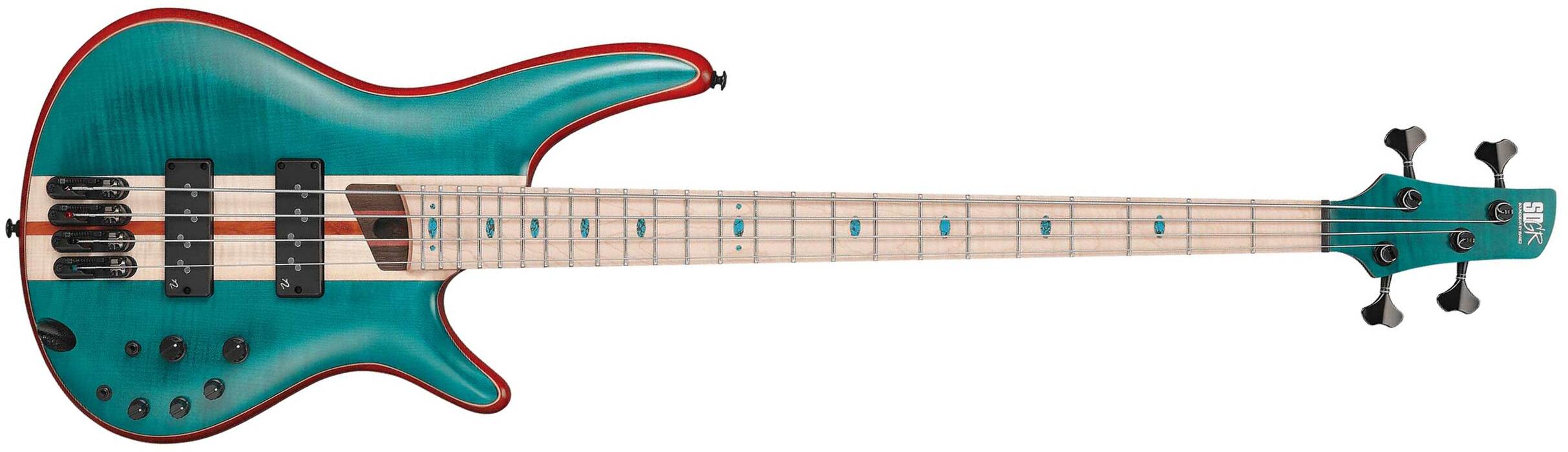 Ibanez Sr1420b Cgl Premium Active Mn - Caribbean Green - Solid body electric bass - Main picture