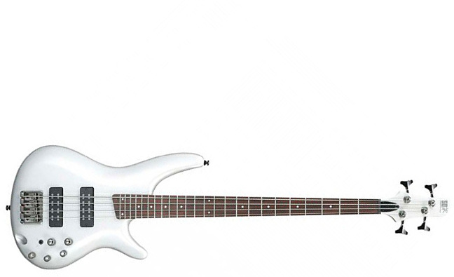 Ibanez Sr300e Pw Standard Active Jat - Pearl White - Solid body electric bass - Main picture