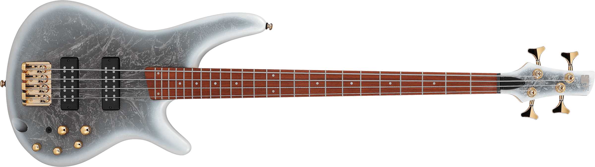 Ibanez Sr300edx Fbm Standard Ltd Active Jat - Frozen Black Glacier Matte - Solid body electric bass - Main picture