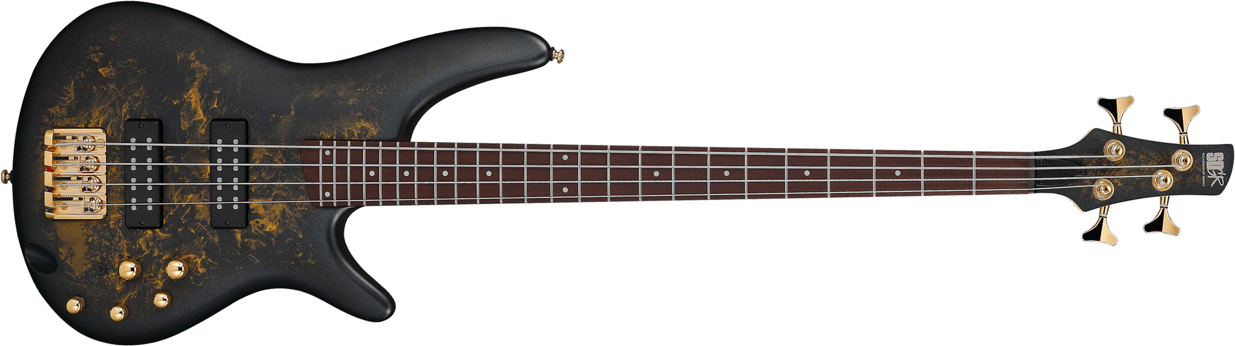 Ibanez Sr300edx Fdm Standard Ltd Active Jat - Frozen Gold Matte - Solid body electric bass - Main picture