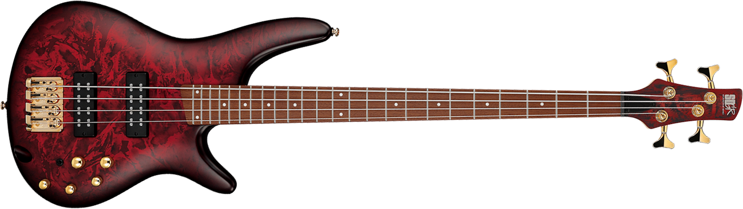 Ibanez Sr300edx Wzm Standard Active Jat - Wine Red Frozen Matte - Solid body electric bass - Main picture